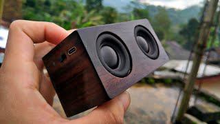 How to Make Mini Bluetooth Speaker at Home  DIY Mini Bluetooth Speaker [upl. by Nidla]