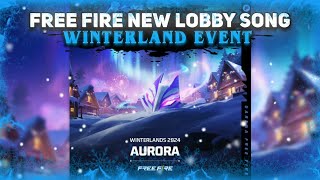 free fire New lobby song  winterland event  OB47 update [upl. by Niltac]