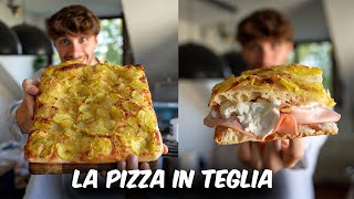 PIZZA IN TEGLIA alta idratazione La Ricetta di Malati di Pizza [upl. by Ecertap]