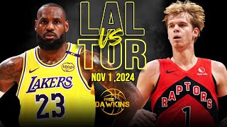 Los Angeles Lakers vs Toronto Raptors Full Game Highlights  Nov 1 2024  FreeDawkins [upl. by Osbert]