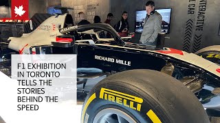 The stories behind the speed Three key displays at the F1 Exhibition in Toronto [upl. by Anesusa382]