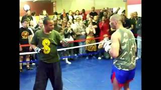 Bagua vs Muay Thai  Kungfu vs Muay Thai [upl. by Daraj]