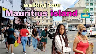 Walking tour capital City Port Louis   Mauritius    Africa 🌍 [upl. by Chaffin745]