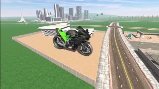 Franklin found giant Ninja H2R  Indian bike driving 3d [upl. by Inami868]