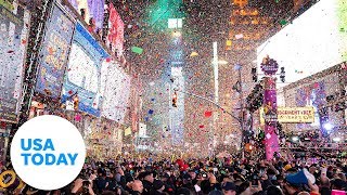 Happy New Year Watch cities around the world ring in 2020  USA TODAY [upl. by Enovi116]