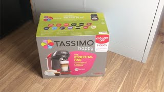 Bosh Tassimo Happy Coffee Machine  Unboxing HD [upl. by Enyt402]