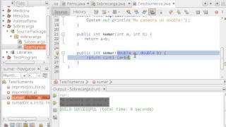 Ejemplo Simple Sobrecarga de métodos en Java [upl. by Sherl]