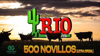 Conjunto Rio Grande500 Novillos Letra Oficial [upl. by Farwell]