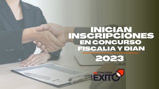 Inicia Concurso fiscalía General y DIAN Toda La Información Aquí [upl. by Petulah]