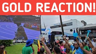 STLUCIA REACTION TO JULIEN ALFRED OLYMPICS 2024  Watch Party  🇱🇨 [upl. by Kienan]