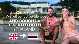 English couple took over an abandoned hotel on a tropical island in Thailand  expats in Koh Lanta [upl. by Carolin]