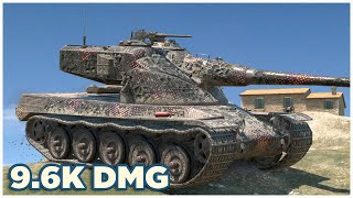 AMX 50 B • 96K DMG • 6 KILLS • WoT Blitz [upl. by Atinauj196]