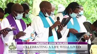 MIKE RUA PERFORM ON MURIITHI JOHN WALKER BURIAL FULL VIDEO [upl. by Yarazed]