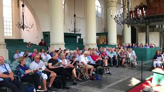 Internationaal gezelschap van Reformation Cruise zingt in Augustijnenkerk te Dordrecht [upl. by Padegs]