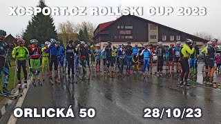 ORLICKÁ 50  XCSPORTCZ SKIROLL CUP 2023 [upl. by Netsirhc262]