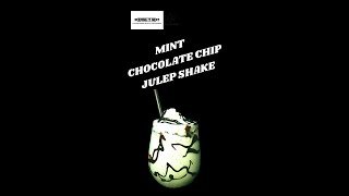 Mint Chocolate Chip Julep Shake 1 Minute Cocktail [upl. by Lemak]