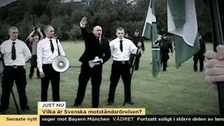 Svenska motståndsrörelsen  vilka är de egentligen  Nyhetsmorgon TV4 [upl. by Niar521]