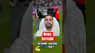 Carvajal blessure au genou Real Madrid Villarreal carvajal carvajalblessure [upl. by Inge745]