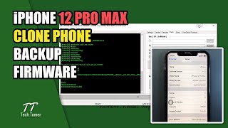 iPhone 12 Pro Max Clone Phone Backup Firmware with CM2MTK  Tech Tomer [upl. by Pyszka]