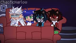 4 hedgehogs watching a movie  Sonic the hedgehog  Gacha Club [upl. by Adnola]