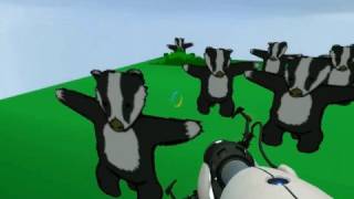 Portal Prelude  Level 04  Badger Mushroom Easter Egg [upl. by Gabriela]