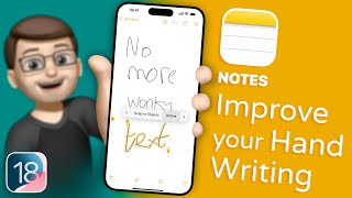 How to Refine and Correct Handwriting in iOS 18 Notes [upl. by Cudlip]