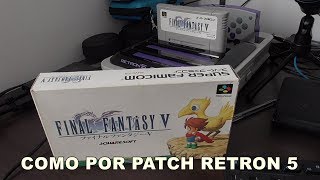 Como Colocar Patch Tradução na Retron 5 nos Jogos Super Famicom [upl. by Tallou985]