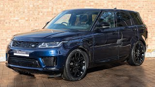 2020 Range Rover Sport 30 SDV6 HSE  Portofino Blue  Walkaround amp Interior 4K [upl. by Doersten]