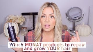 Which Monat Products to Repair and Grow your Hair [upl. by Gerdy556]