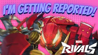 MARVEL RIVALS Im getting REPORTED [upl. by Irrak]