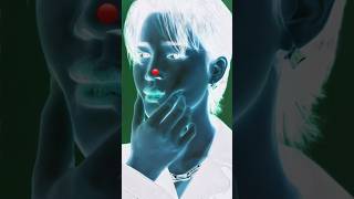 Stare at the red dot for 30 sec to see jimin on ur wall BTS ILLUSION bts jimin shorts btsarmy [upl. by Saiasi]