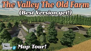 “The Valley The Old Farm” FS22 MAP TOUR  NEW MOD MAP  Farming Simulator 22 Review PS5 [upl. by Crifasi]