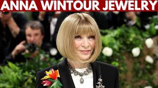 Anna Wintour Jewelry Collection  Most Expensive Gems  Brooches  Tiaras  Pearls  Diamonds [upl. by Nysilla]