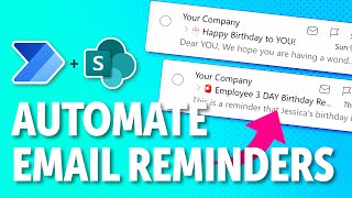 Send Emails Based on a 📆 Date Column in SharePoint with Microsoft Power Automate [upl. by Goren87]