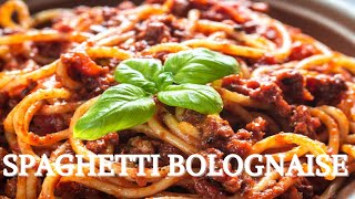 SPAGHETTI BOLOGNAISE FACILE ET DÉLICIEUSE  SPAGHETTI ALLA BOLOGNESE  PATES SAUCE TOMATE 🍝🍝🍅🧄😋😋 [upl. by Eirhtug]