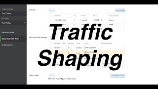 HOW to configure Traffic Shaping rules in Cisco Meraki Security Appliance MX [upl. by Rolyak]