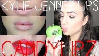 GET KYLIE JENNER LIPS WITHOUT INJECTIONS CANDYLIPZ [upl. by Akerdna]