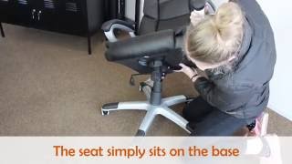 Classic Manager Office Chair Assembly Tutorial [upl. by Paluas]