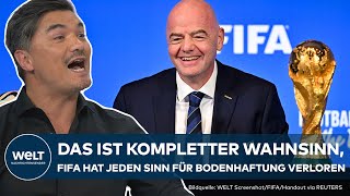 MEGAEVENT Überraschung  FußballWM 2030 in sechs Ländern auf drei Kontinenten  WELT Thema [upl. by Trimmer]