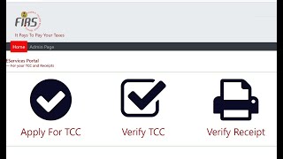 How to Apply for Tax Clearance Certificate TCC on FIRS EService Portal [upl. by Litton]