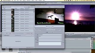 FCE Final Cut Express  AVCHD Import  Canon HG10 [upl. by Tra]