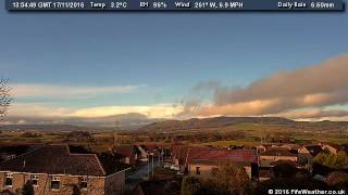 17 November 2016  Lochgelly WeatherCam Timelapse [upl. by Urbas]