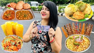 Living on Rs 100 for 24 Hours Challenge  Vadodara Food Challenge [upl. by Phylys]