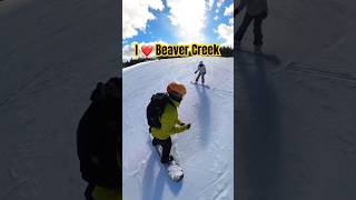 Beaver Creek Is Awesome snowboarding beavercreek travel [upl. by Mandel]