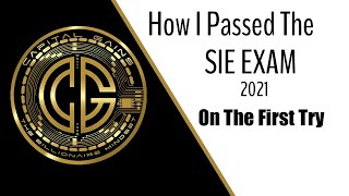 How I Passed The SIE Exam On The First Try 2021  2022 Study Discount Link Below [upl. by Xonnel342]