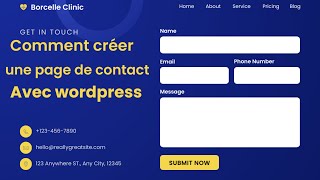 Comment créer un formulaire de contact dans WordPress  Gratuitement [upl. by Ettenel]