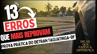 Evite os 13 erros cruciais na prova do DETRANDF  Taguatinga [upl. by Lemraj]