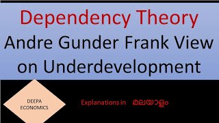 Andre Gunder Frank Theory of Underdevelopment  The Development of Underdevelopment  malayalam [upl. by Ayekat512]