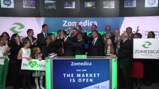 Zomedica Pharmaceuticals Corp TSXVZOM opens TSX Venture Exchange [upl. by Burkhardt947]