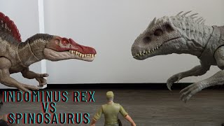 Indominus Rex Vs Spinosaurus [upl. by Akenor]